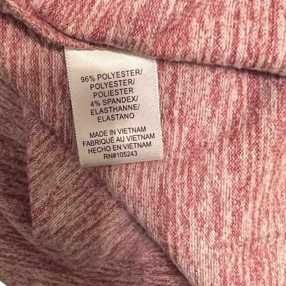 Bobeau Open Front 3/4 Sleeve Mauve Sweater Size 2X - Picture 8 of 8